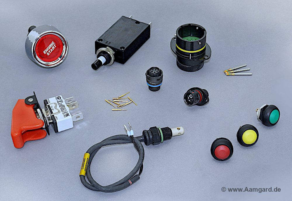 Deutsch Motorsport-Stecker / Autosportstecker, Schalter, Relais