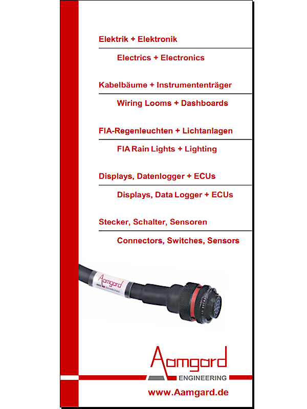 Flyer und Firmenpräsentation Aamgard Engineering