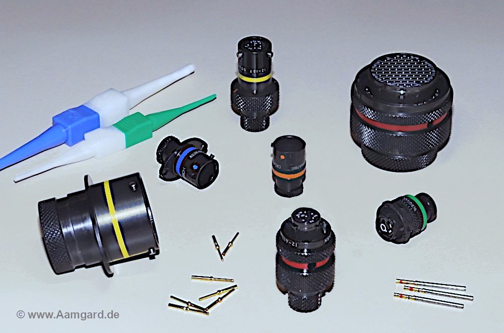 Autosport connectors from Deutsch and Souriau