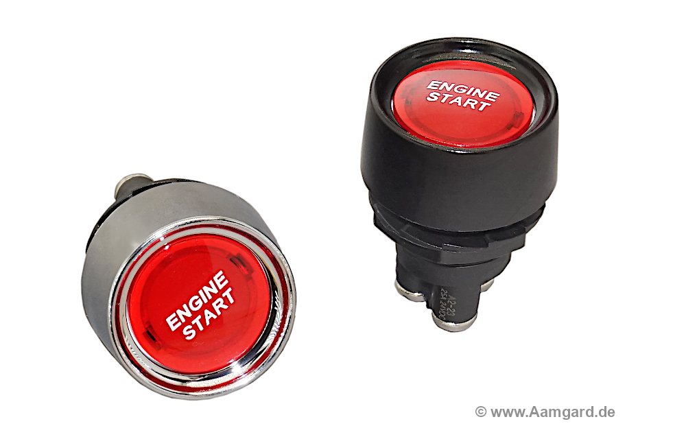 illuminated engine start button