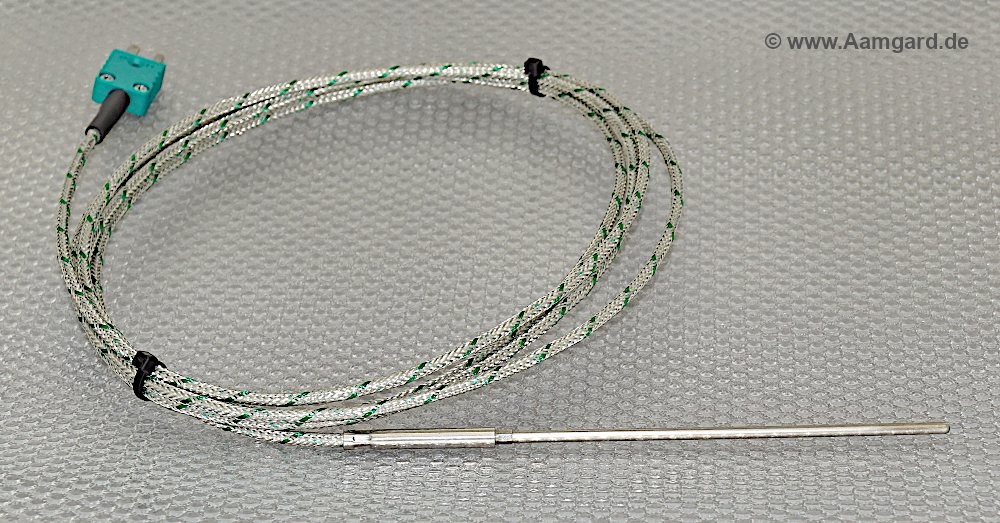 thermocouple sensor with miniature connector