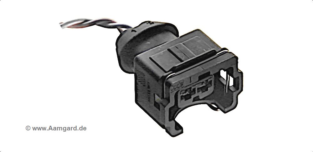 Kostal-Stecker für Automotive-Sensoren, Einspritzventile u.a. 2-poliger Kostal-Stecker