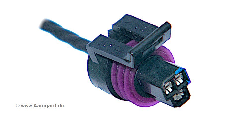 dreipoliger Automotive-Drucksensorstecker von Aptiv / Delphi Metripack-Drucksensorstecker