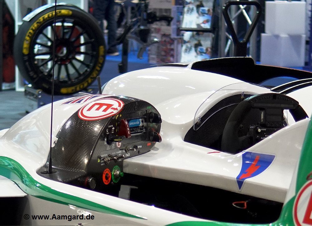 dashboard of a racing sports car