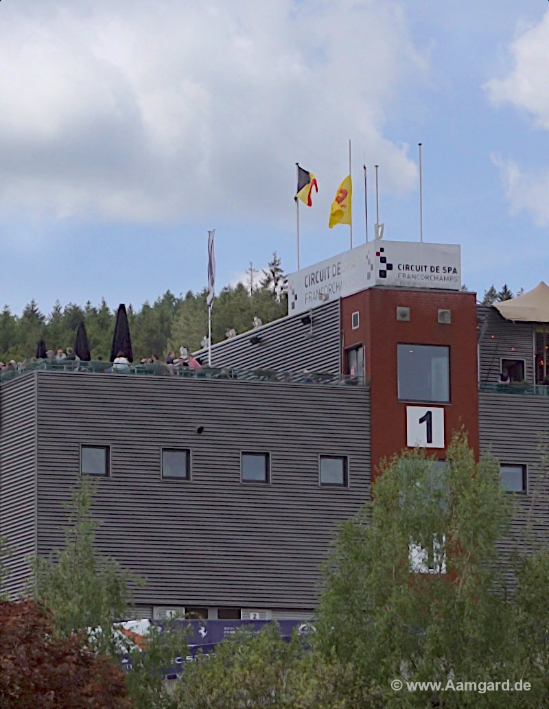 Spa Classic F1 pits