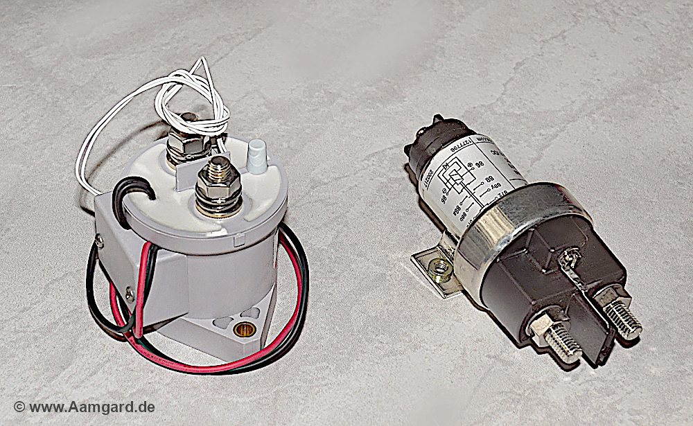 battery cut-of relays from Rincon and Kissling