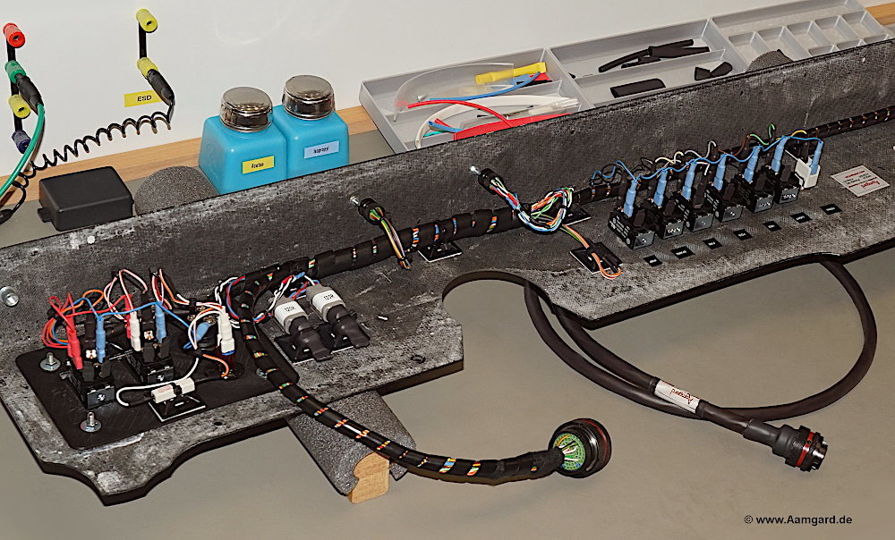 Verkabelung Porsche Dashboard