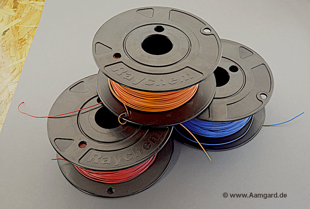 Spec44 und Spec55 Teflon-Litzen von Raychem<