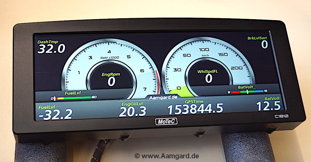 Motec C1812 12 inch dashlogger