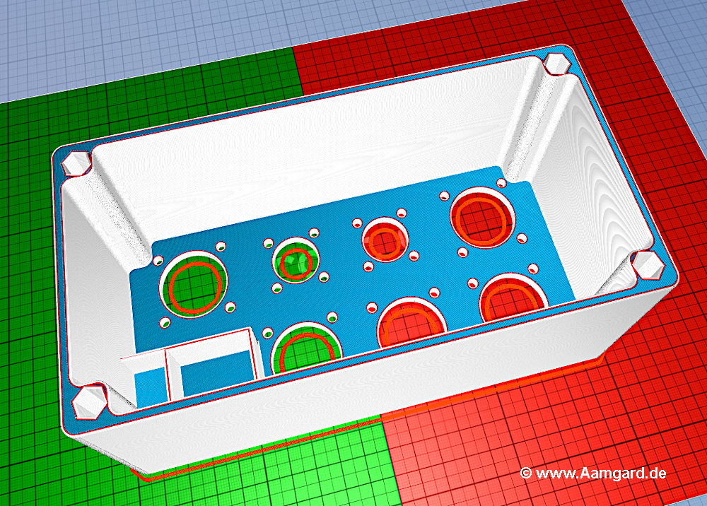 3D slicer model of a connection box