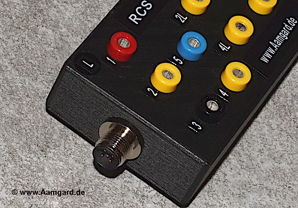 RCS M12 Tester, male connector