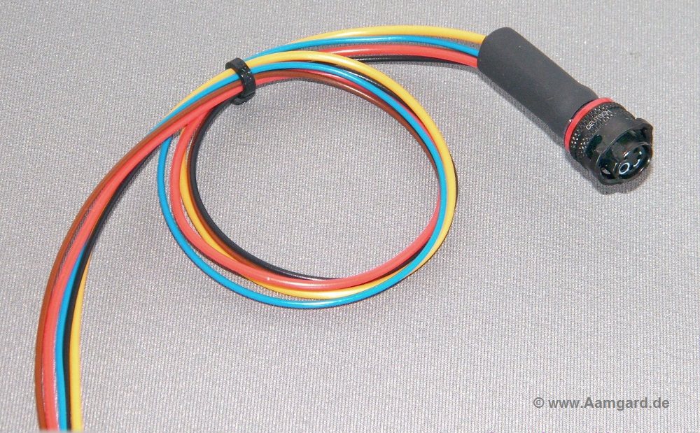 ASL connector with pre-assembled connection leads for TipFlash module