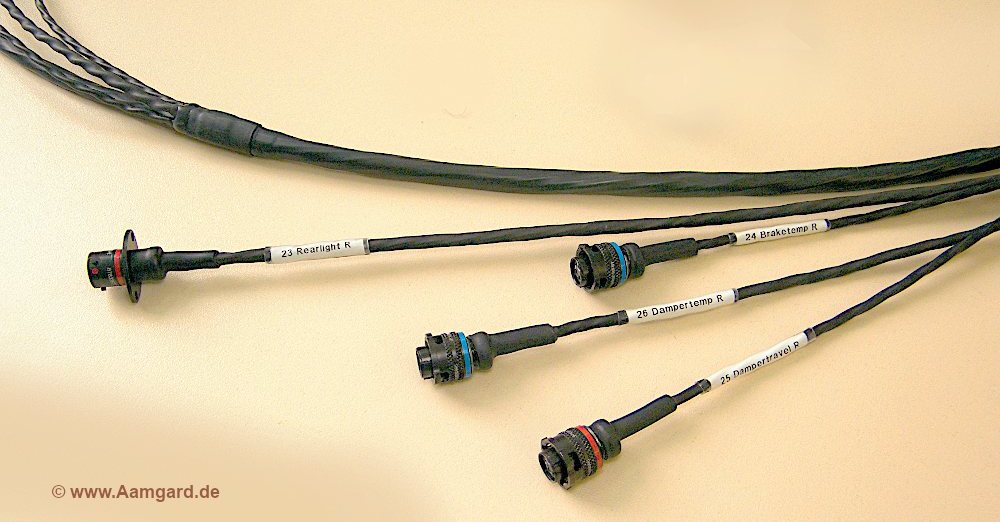 instrumentation loom with Deutsch connectors