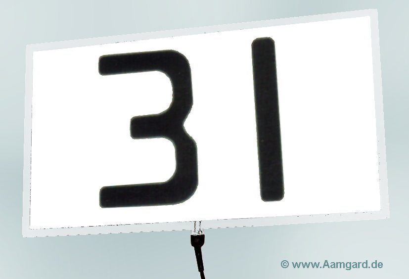 Startnummernfeld Aamgard No 431