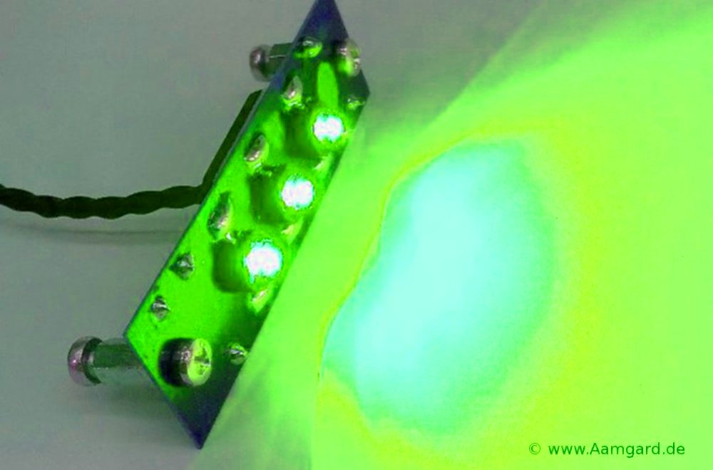 ultrahelles grünes Aamgard Signallicht